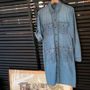 Lauren Ralph Lauren Multiple Pockets Shirt Dress